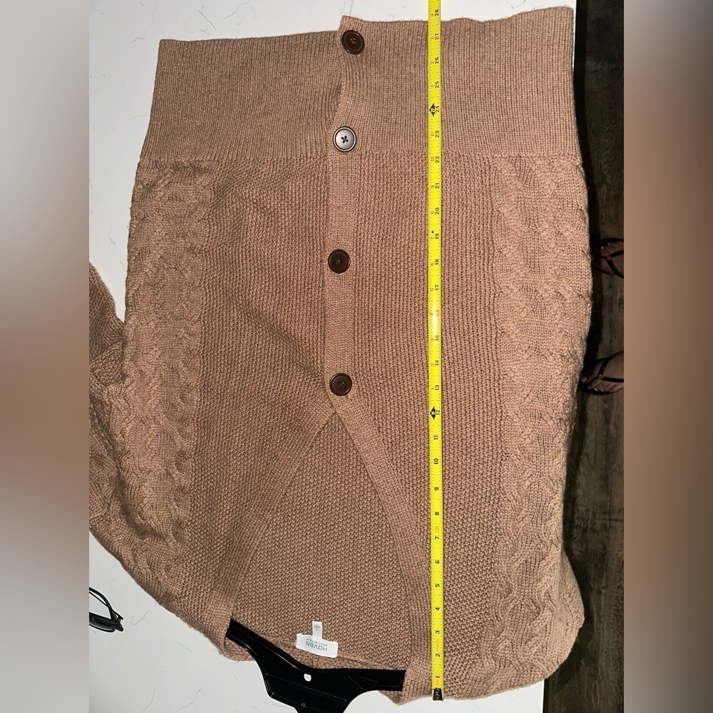 Have Tan Cable Knit Cardigan - Picture 6 of 6